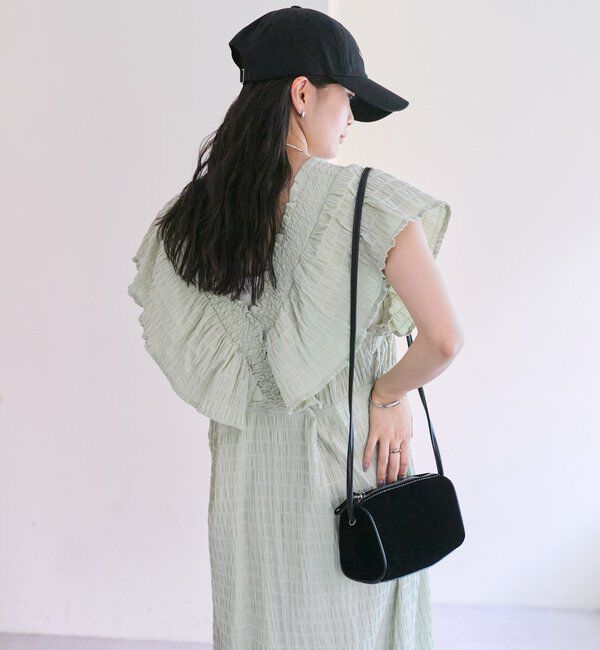  「シャーリングスクエアワンピース」|ワンピース|