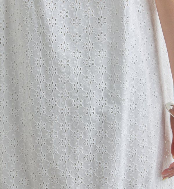  「フラワー刺繍キャミワンピース」|ワンピース|