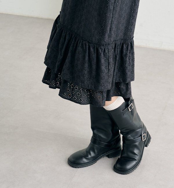  「フラワー刺繍キャミワンピース」|ワンピース|