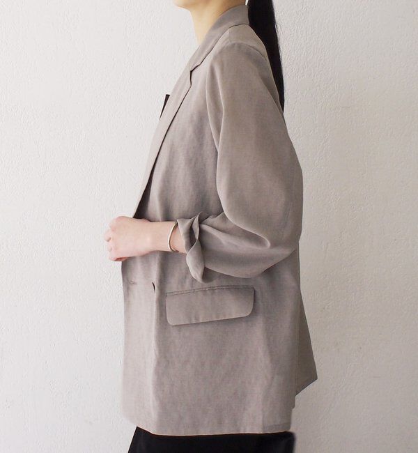  「リネンライクシアージャケット」|ベスト・ジレ|