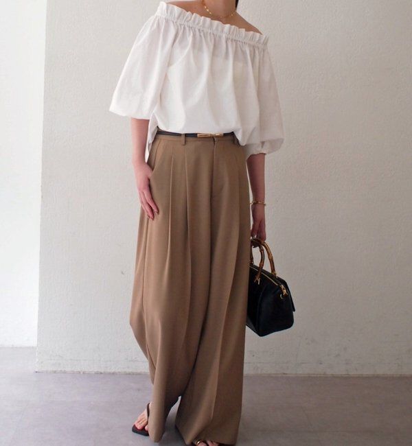  「オフショルブラウス」|シャツ・ブラウス|