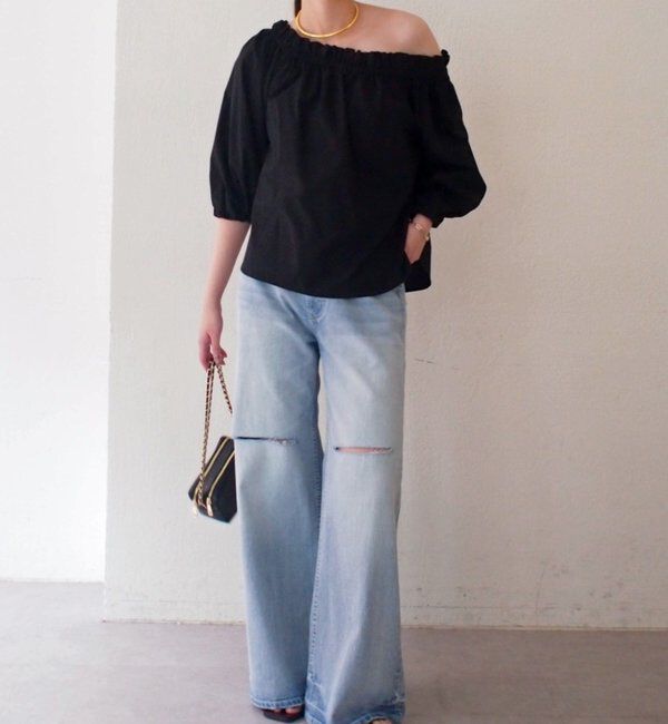  「オフショルブラウス」|シャツ・ブラウス|