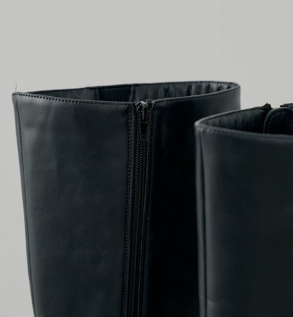  「厚底ベルトデザインロングブーツ」|ロングブーツ|