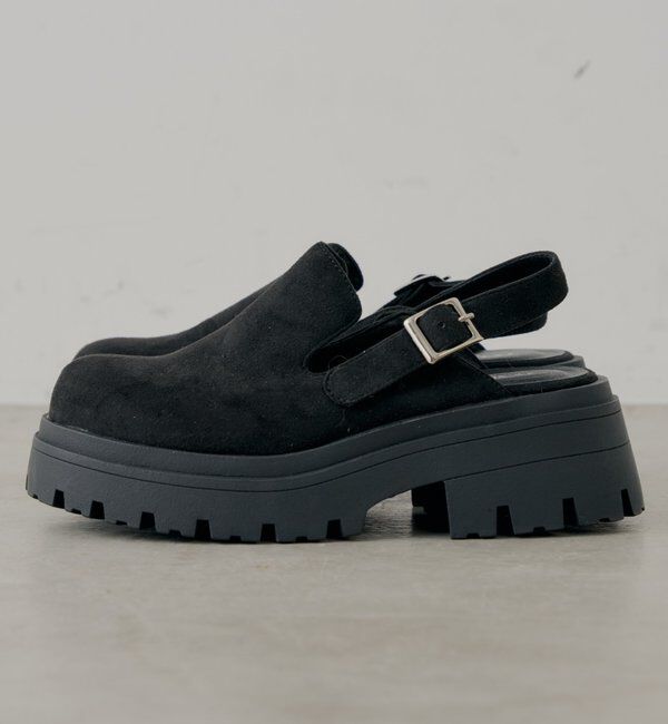  「厚底スエードサボ」|その他|