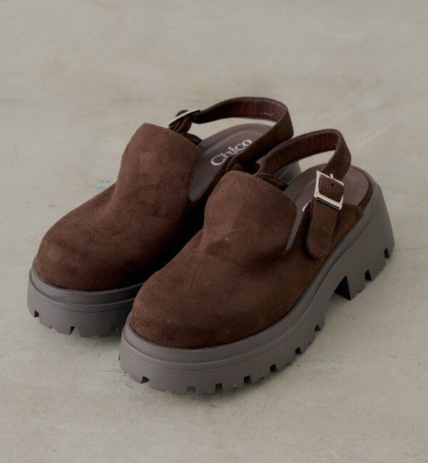  「厚底スエードサボ」|その他|