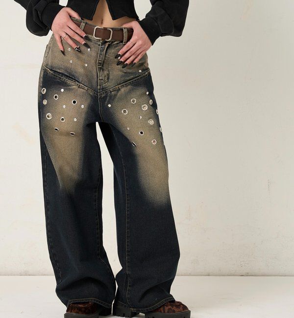  「アイレットスラポケブラストデニム」|デニム|