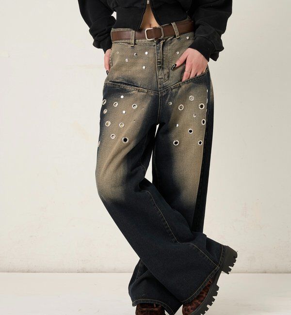  「アイレットスラポケブラストデニム」|デニム|