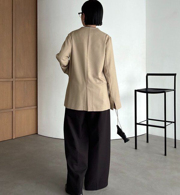  「【tani企画】深Vネックジャケットプルオーバー」|その他|