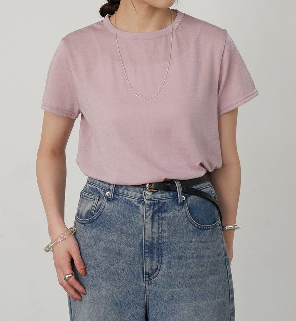  「シャイニー天竺Tシャツ」|Tシャツ・カットソー|