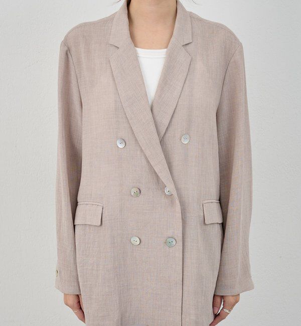  「シアーウォッシャブルジャケット」|テーラードジャケット|