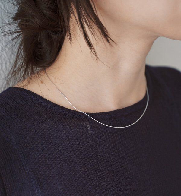  「スキニーチェーンネックレス<Silver925>」|ネックレス|シルバー