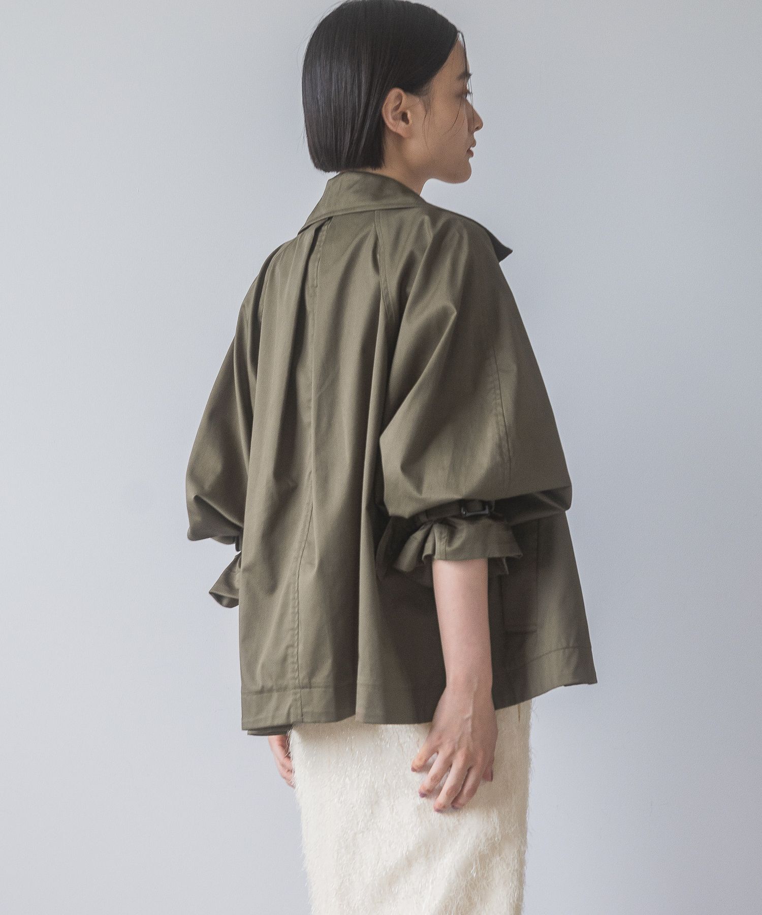 A part by 「キャンディースリーブショートトレンチコート」|トレンチコート|