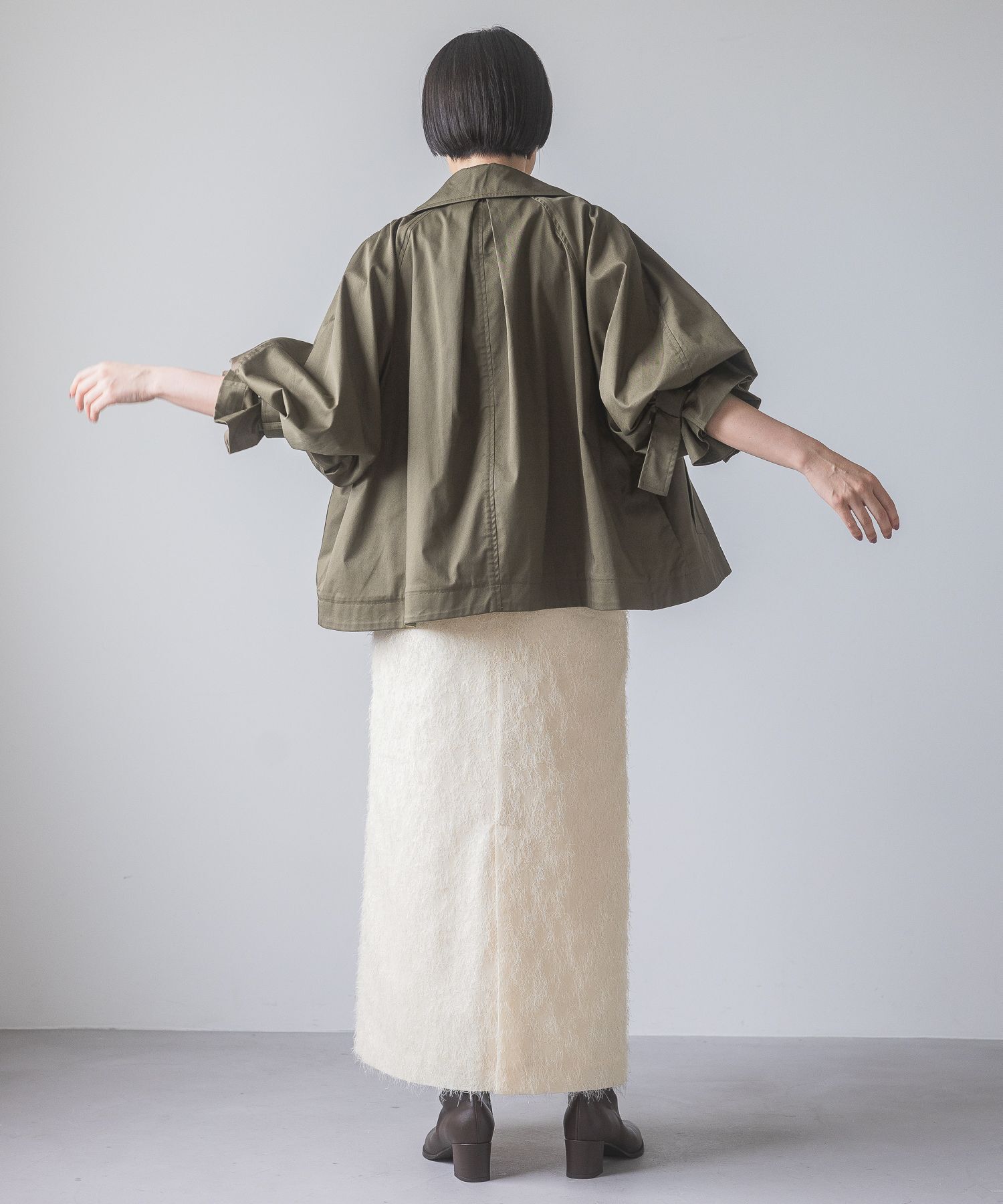 A part by 「キャンディースリーブショートトレンチコート」|トレンチコート|