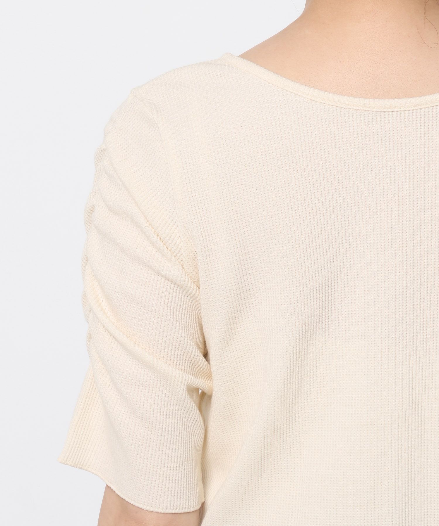 LOWRYS FARM「ショルダーパフカーディガン５Ｓ」|Tシャツ・カットソー|