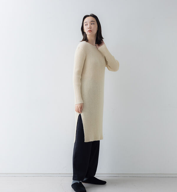 collex「ナチュラルファインヤーンニットワンピース」|ワンピース|