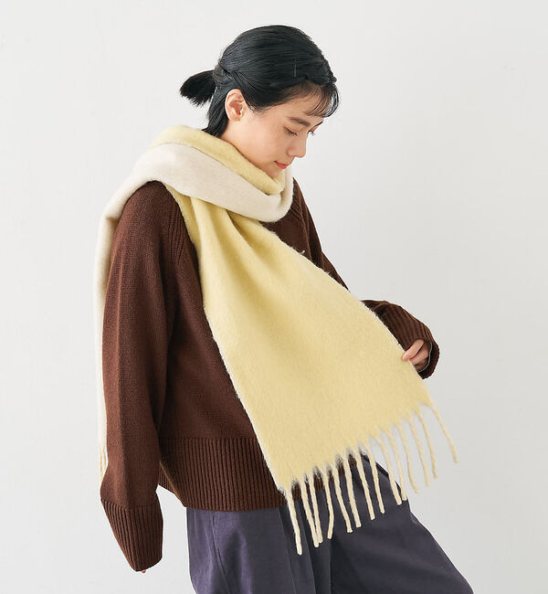 collex「ソフトブークレーリバーシブルマフラー」|マフラー|