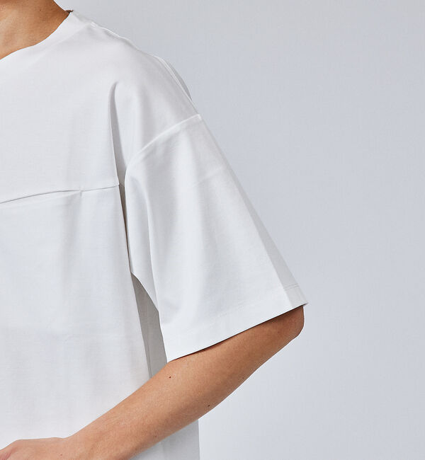 ABAHOUSE「glossy ポンチ タックTシャツ」|Tシャツ・カットソー|