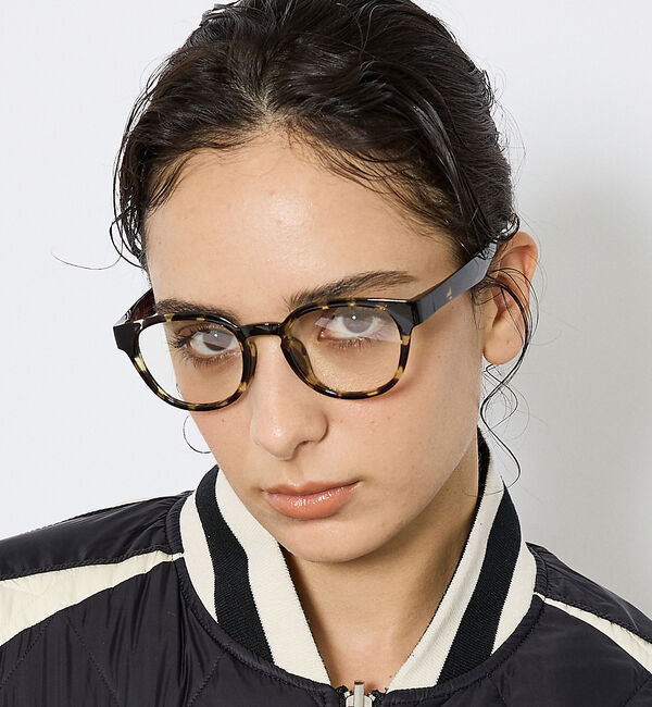 ABAHOUSE「【jugaad14/ジュガードフォーティーン】COVECLEAR/偏光調光レンズ」|メガネ|ブラック系その他3