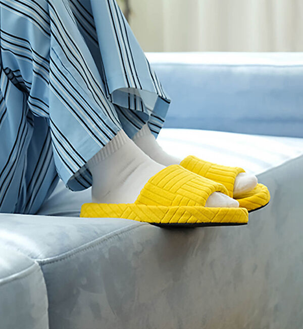 ABAHOUSE「【BANACO / バナコ】 VIVID TERRY ROOM SHOES /」|本・CD・DVD|イエロー