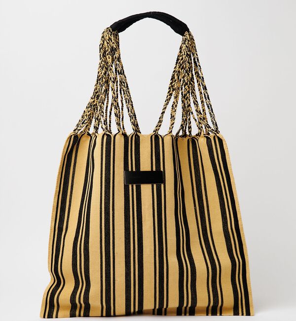 ABAHOUSE「【MOON BIRD/ムーンバード】手織りハンモックトートバッグ/手織り/A4サ」|トートバッグ|