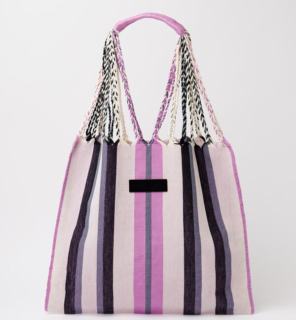 ABAHOUSE「【MOON BIRD/ムーンバード】手織りハンモックトートバッグ/手織り/A4サ」|トートバッグ|