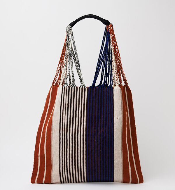 ABAHOUSE「【MOON BIRD/ムーンバード】手織りハンモックトートバッグ/手織り/A4サ」|トートバッグ|