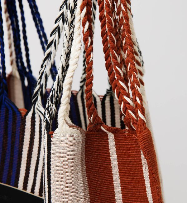 ABAHOUSE「【MOON BIRD/ムーンバード】手織りハンモックトートバッグ/手織り/A4サ」|トートバッグ|