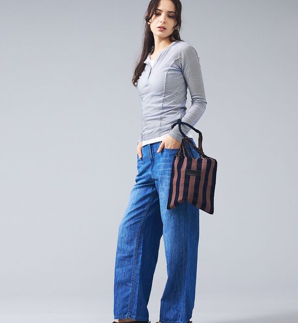 ABAHOUSE「【MOON BIRD/ムーンバード】手織りハンモックトートバッグ/手織り/Sサイ」|トートバッグ|