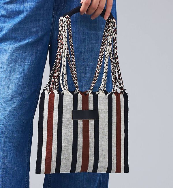 ABAHOUSE「【MOON BIRD/ムーンバード】手織りハンモックトートバッグ/手織り/Sサイ」|トートバッグ|その他8