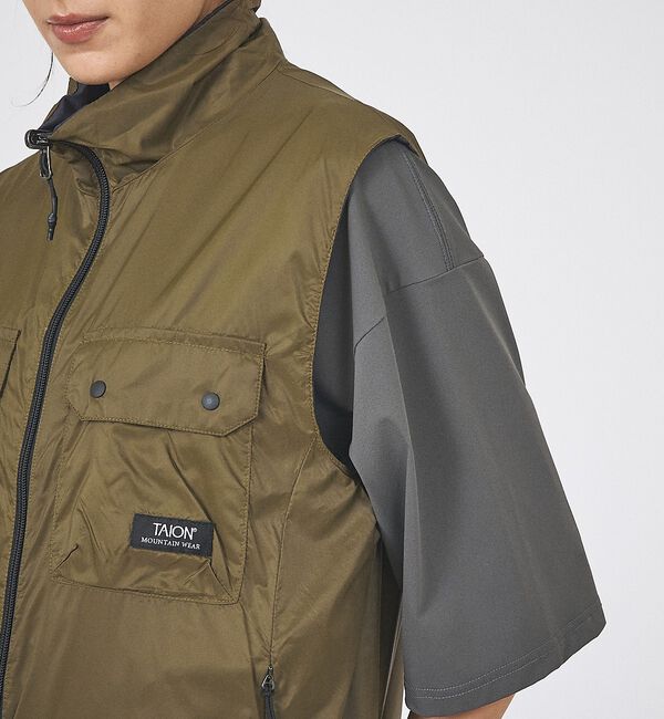 ABAHOUSE「【TAION / タイオン】NON DOWN MOUNTAIN REVERSIB」|ブルゾン・スタジャン|