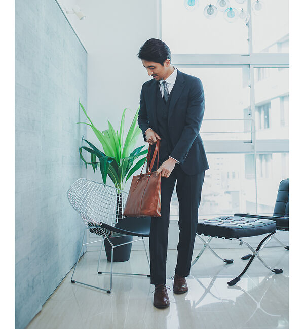 alfredoBANNISTER「【SEEKER 別注】定番 レザートート / A4サイズ対応 キーストラップ付き」|トートバッグ|