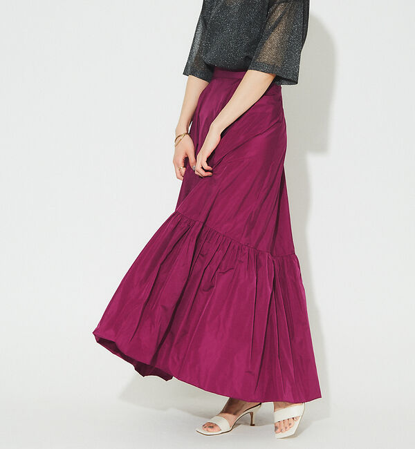 Rouge vif「ロングバルーンスカート」|スカート|パープル