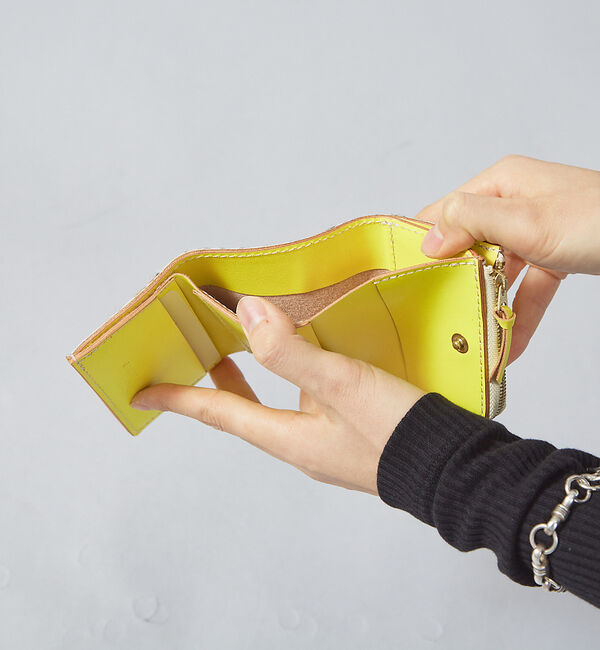 Rouge vif「【MASTER & CO】ミニウォレット / 三つ折り財布 / ハラコ&times; 牛革」|財布|