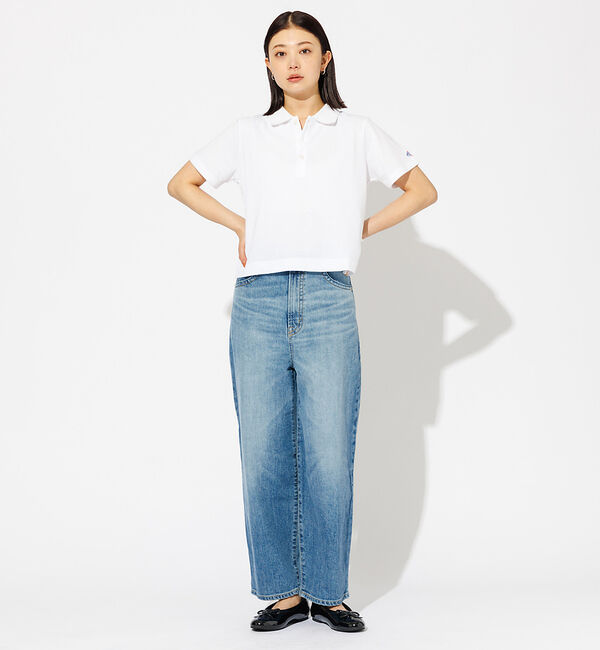 Rouge vif「【JEMORGAN/ジェーイーモーガン】クロップド丈ポロシャツ」|ポロシャツ|