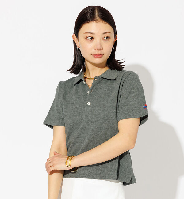 Rouge vif「【JEMORGAN/ジェーイーモーガン】クロップド丈ポロシャツ」|ポロシャツ|