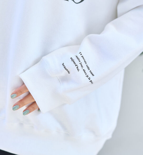 Rouge vif「オーバーサイズロゴスウェット」|スウェット・ジャージ|