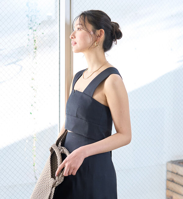 Rouge vif「【セットアップ対応】ビスチェリボンブラウス」|シャツ・ブラウス|