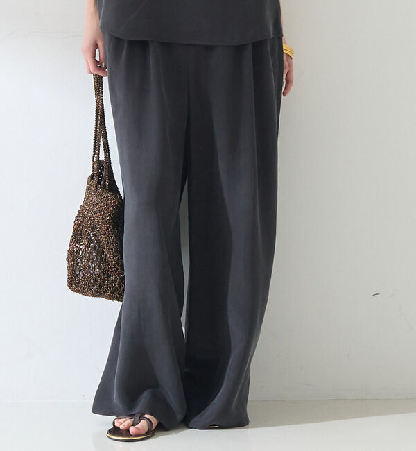 Rouge vif「【セットアップ対応】【新色登場】キュプラフィブリル ワイドパンツ」|その他|