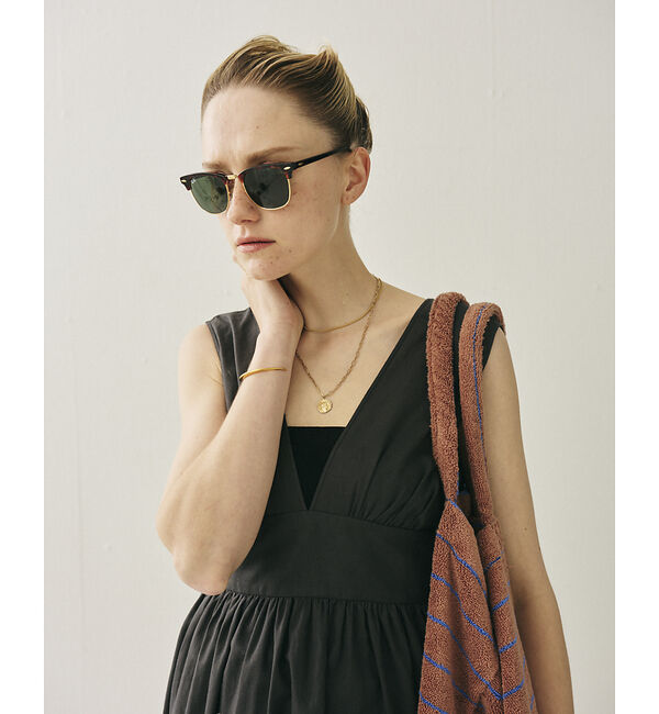 Rouge vif「麻混3WAYウエストリボンワンピース」|ワンピース|