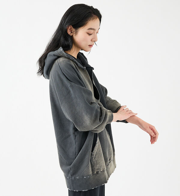 Rouge vif「【JOHNBULL/ジョンブル】ヴィンテージ加工フーディ / レギュラーウェイト」|パーカー|