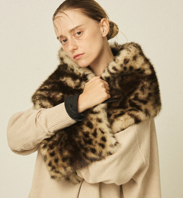 Rouge vif「【HELEN MOORE/ヘレンムーア】バックル付フェイクファースカーフ / ス」|マフラー|その他