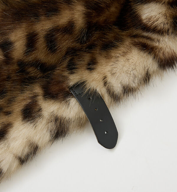 Rouge vif「【HELEN MOORE/ヘレンムーア】バックル付フェイクファースカーフ / ス」|マフラー|