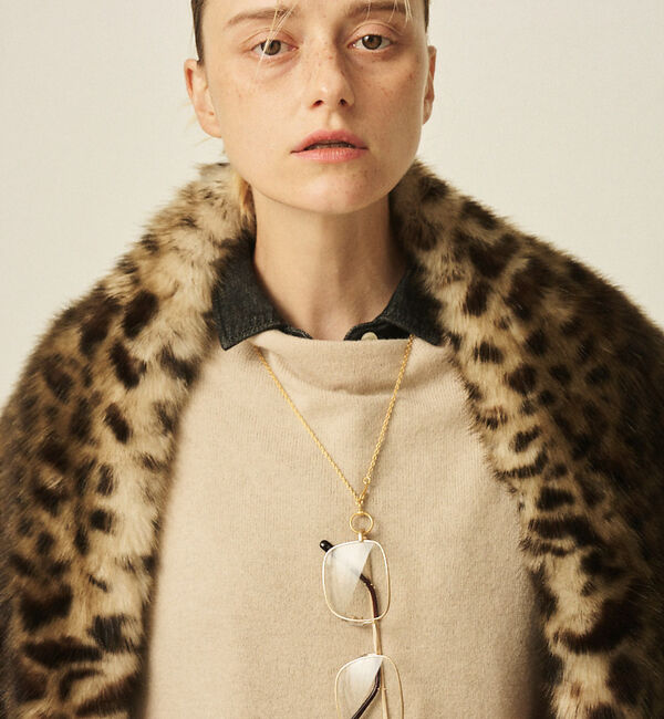 Rouge vif「【HELEN MOORE/ヘレンムーア】バックル付フェイクファースカーフ / ス」|マフラー|