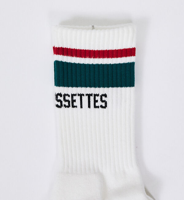 Rouge vif「【MES CHAUSSETTES/メ・ショセット】Line Logoソックス/靴」|ソックス|
