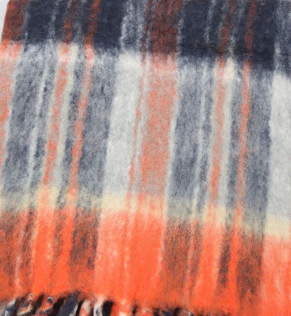 Rouge vif「チェックマフラー/40x180/マフラー大判/ロング/お出かけ」|マフラー|