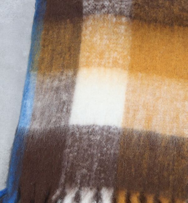 Rouge vif「チェックマフラー/40x180/マフラー大判/ロング/お出かけ」|マフラー|