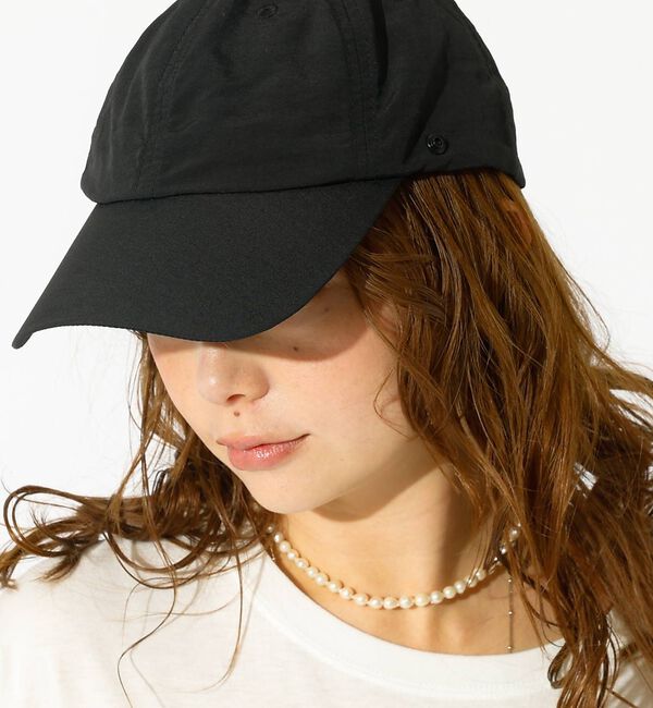 Rouge vif「【Ruben/ルーベン】ナイロンスカーフキャップ/NYLON CARF CAP/」|その他|ブラック