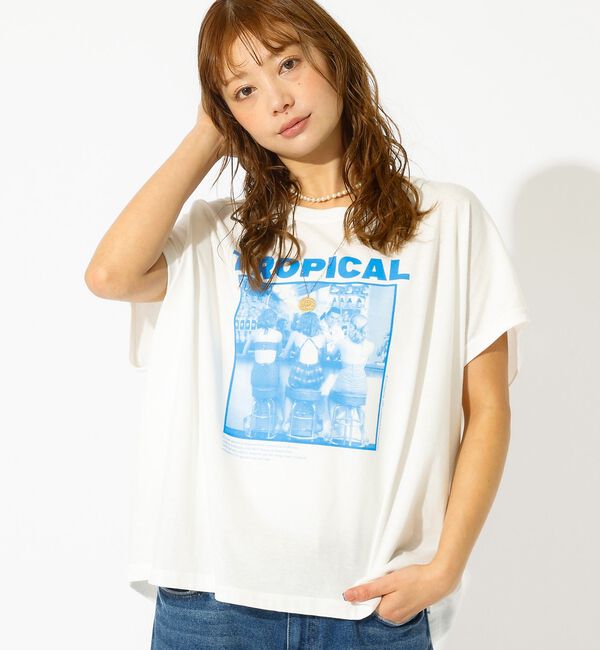 Rouge vif「【GOOD ROCK SPEED/グッドロックスピード】プリントノースリーブTシ」|Tシャツ・カットソー|