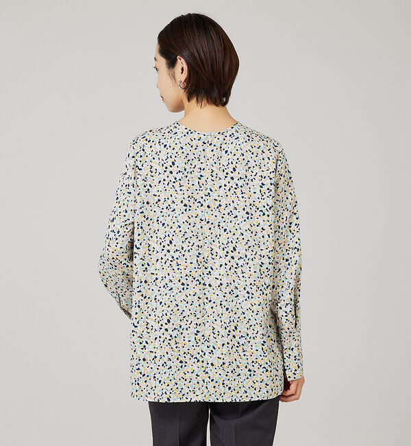 qualite「カラージェムスカーフブラウス」|シャツ・ブラウス|