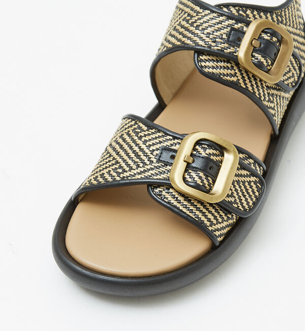 AU BANNISTER「【LAROUTE/軽量】ダブルベルトスポーツサンダル」|サンダル|